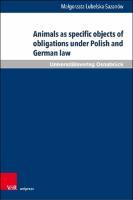 Animals as specific objects of obligations under Polish and German law (Volume 46, Edition 1).jpg