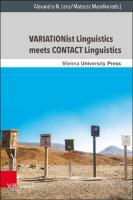 VARIATIONist Linguistics meets CONTACT Linguistics